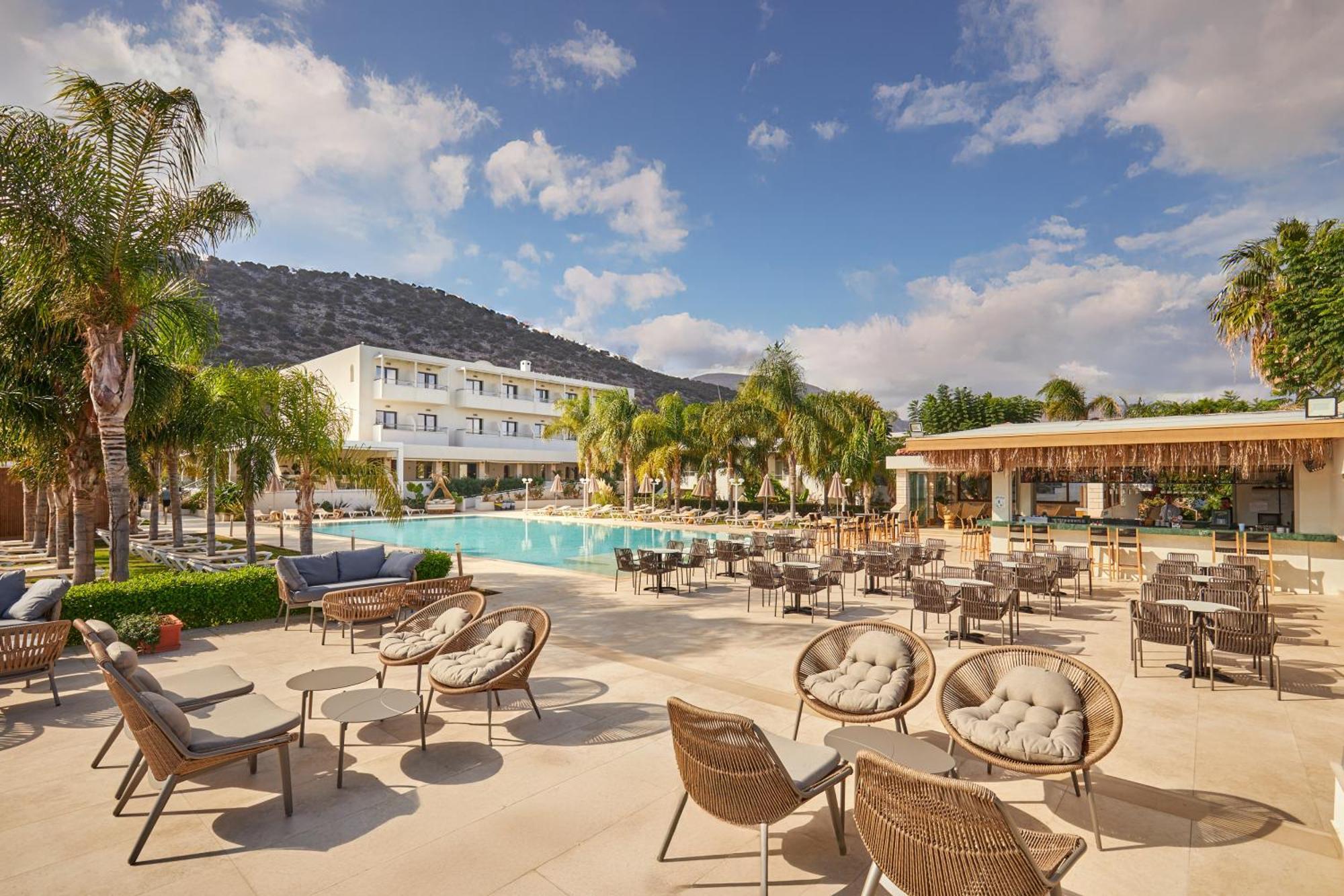 Kyknos Beach Hotel & Bungalows 말리아 외부 사진
