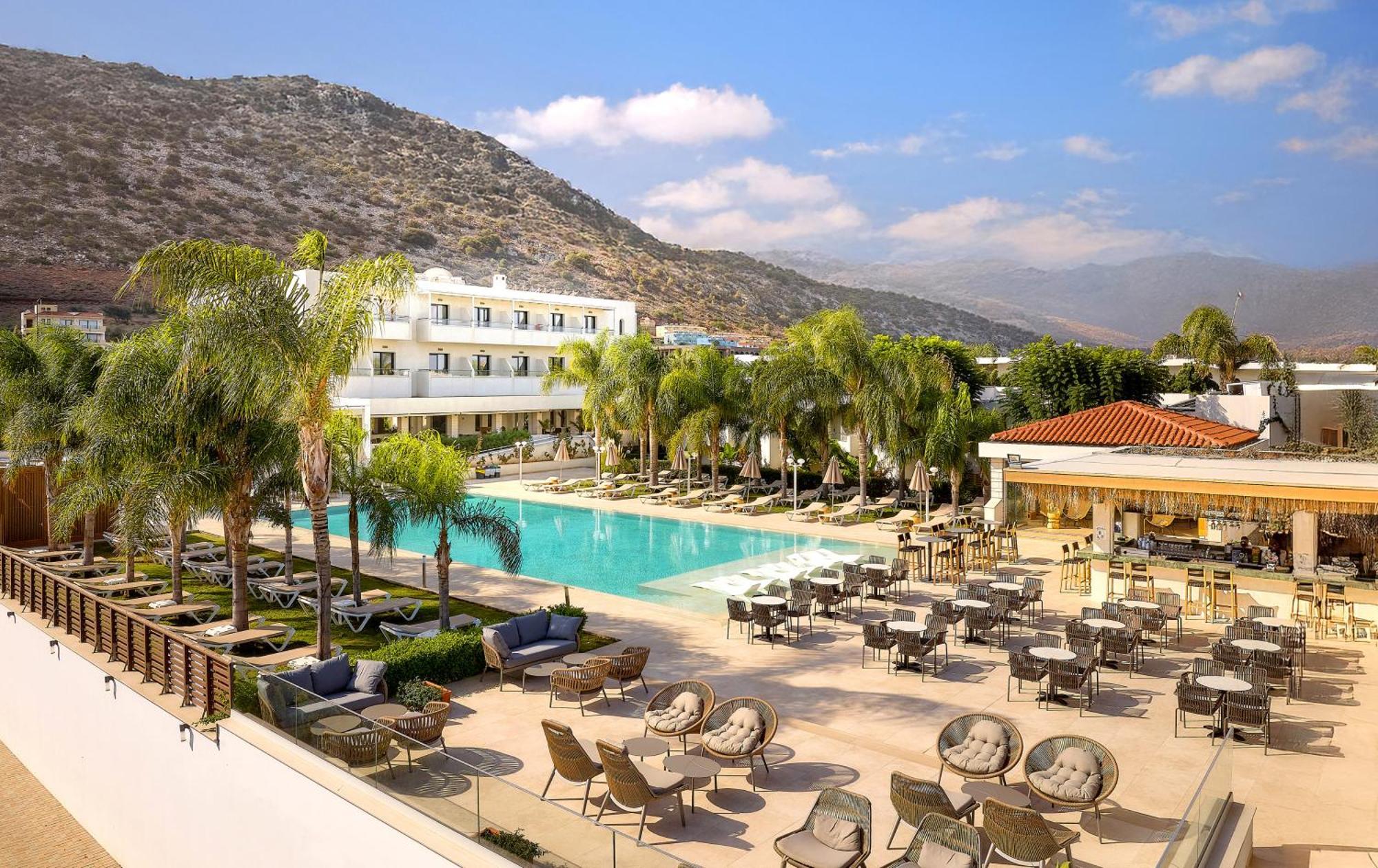 Kyknos Beach Hotel & Bungalows 말리아 외부 사진