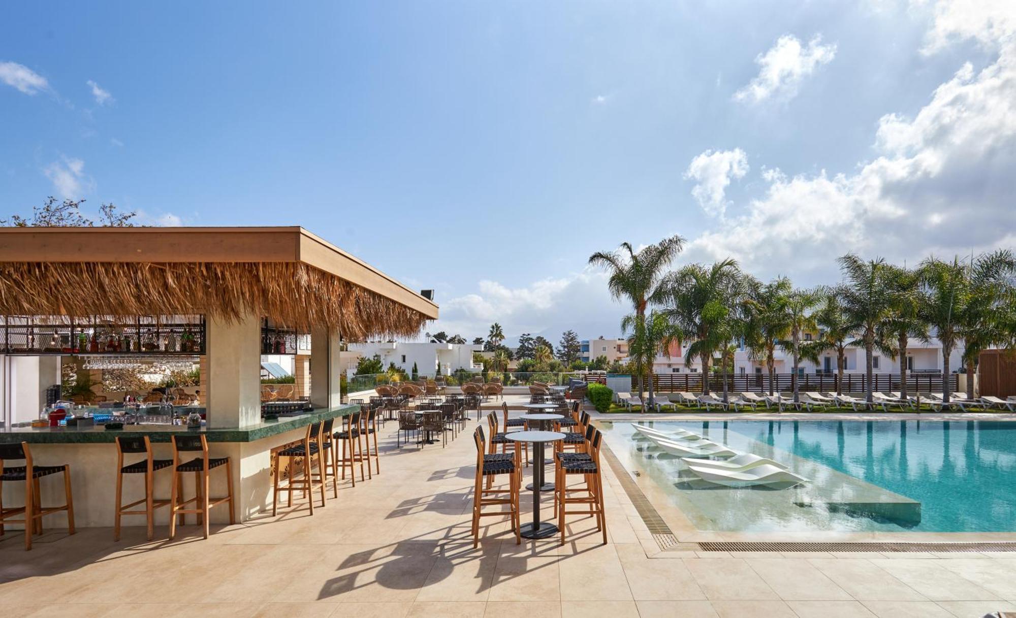 Kyknos Beach Hotel & Bungalows 말리아 외부 사진