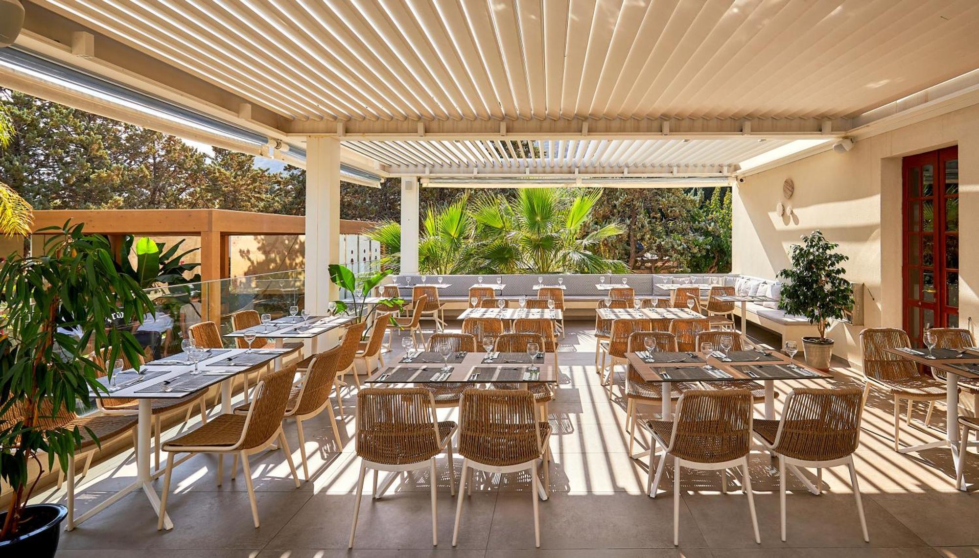 Kyknos Beach Hotel & Bungalows 말리아 외부 사진
