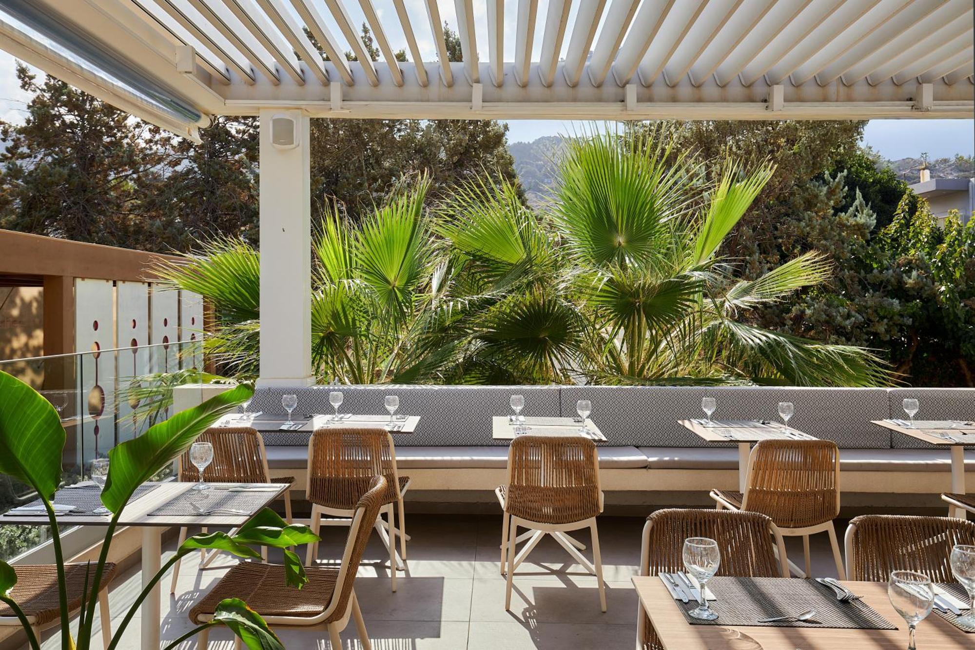 Kyknos Beach Hotel & Bungalows 말리아 외부 사진